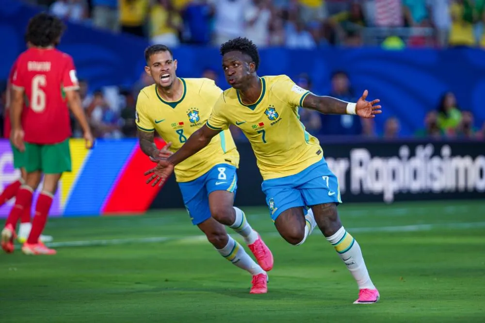 Vinicius Júnior marcou o décimo gol com a camisa da Seleção Brasileira (Créditos: Nelson Terme/ CBF)