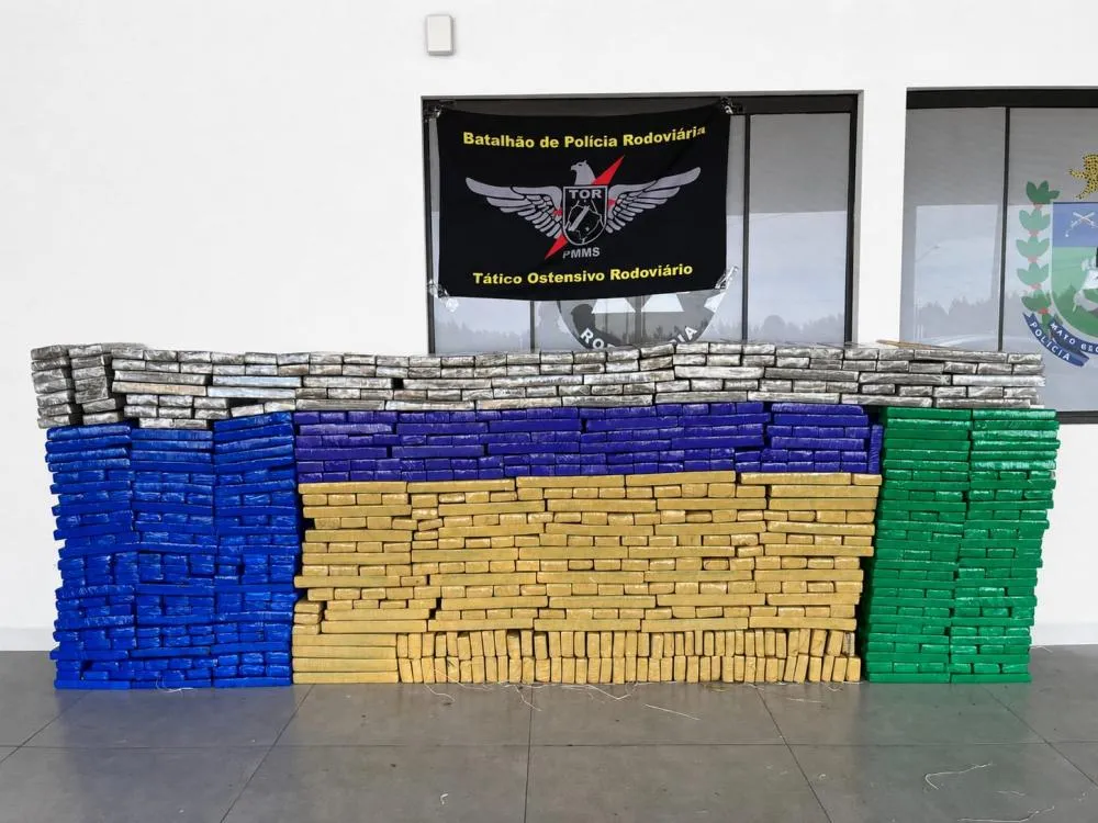 TOR apreende 829 quilos de maconha na MS-386 e causa prejuízo superior a R$ 1,7 milhão ao crime