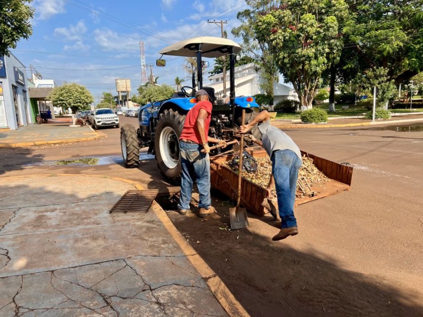 Serviços Urbanos realiza limpeza de bueiros em Itaporã